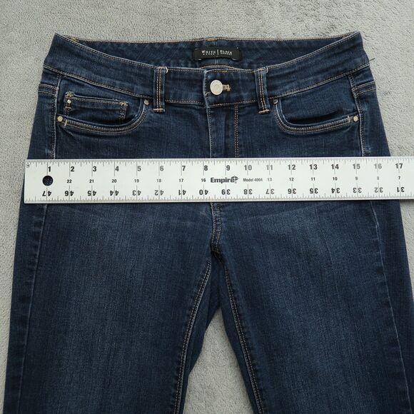 White House Black Market Jeans Womens Size 4R Low-Rise Boot Leg Denim 32" Inseam - Picture 7 of 16